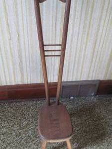 Unique short tall backed chair...