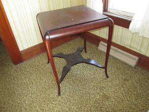Fancy square vintage table...