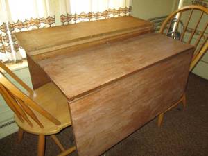 Massive sized light toned wood Anti...