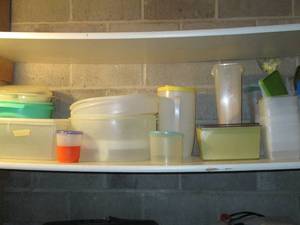 All Tupperware and other food stora...