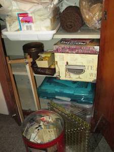 Content of one cupboard to include ...
