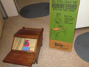 Antique Hv Keller All steel table t...