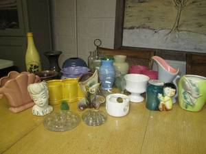 Large lot of assorted planters and ...