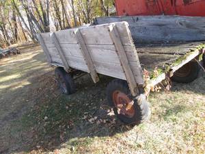 Antique Hydraulic Farmers Dump Wago...