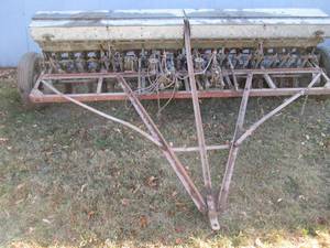 Antique Case Grain Drill with Seedb...