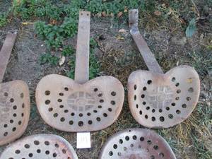 Lot of (7) Antique Heavy duty metal...
