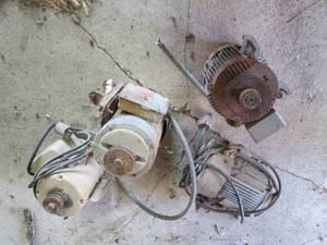 Lot of (4) vintage electric motors...