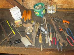 Left side Benchtop Lot of assorted ...