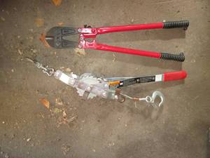 Newer Bolt Cutter and newer 2k poun...