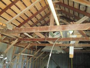 All content in Truck shed rafters. ...