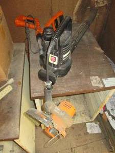 2hp electric BlowerVac and an 18v ...