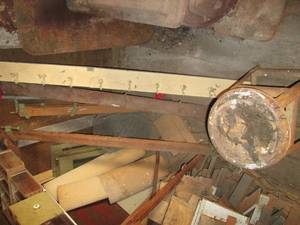 Corner lot of misc Coat hook shelve...