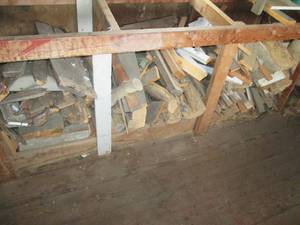 Under cabinet area with a huge vari...