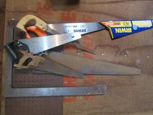 All handsaws and Leveling Squares h...