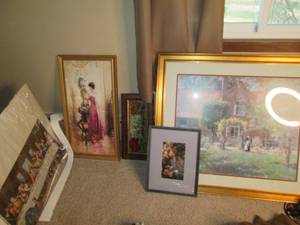Assortment of very classy framed pi...