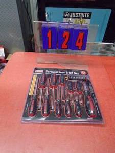 lot 124 image: King 21 piece screwdriver & bit set. As shown.