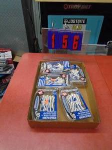 lot 156 image: Flat of golf tees. As shown.