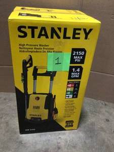 lot 1 image: Stanley High Pressure Washer Customer Returns See Terms on Auction