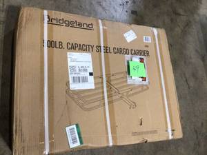 lot 49 image: 500 lb. Capacity 53 in. x 19 in. Steel Hitch Cargo Carrier for 2 in. Receiver by Unbranded  Customer Returns See Terms on Auction