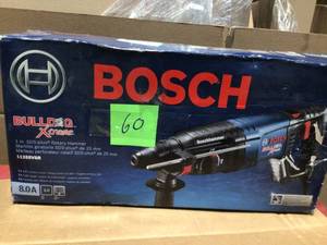 Bosch Bulldog Xtreme 8 Amp 1 in. Corded Variable Speed SDS-Plus ConcreteMasonry Rotary Hammer Drill with Carrying Case  Customer Returns See Terms on Auction
