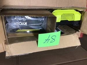 RYOBI 40V Lithium-Ion 6.0 Ah High Capacity Battery and Rapid Charger Kit  Customer Returns See Terms on Auction