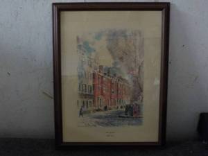 lot 2 image: The Square Framed 21 x 26 includ...