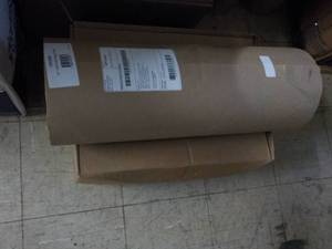 lot 9 image: 24 Wide 30# Brown Kraft Paper Roll...