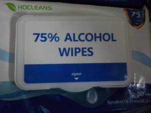lot 17 image: Case of Ho Cleans 1200 Alcohol Wipe...