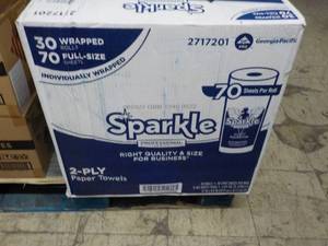 lot 31 image: Case of 30 Individually Wrapped Spa...