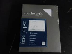 lot 73 image: Southworth White Fine Paper 500 sh...