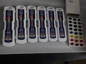 lot 94 image: 6 Prang Oval Watercolor Sets and 3 ...