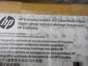 lot 97 image: HP Everyday Instant dry Satin Photo...