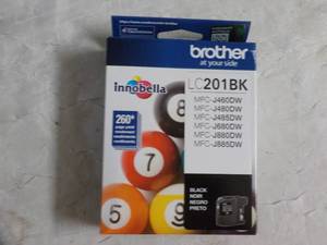 lot 117 image: Brother Innobella 201 BK Ink Cartri...