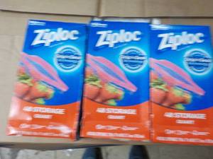 lot 124 image: 3 - 48 ct Ziploc Qt Bags...