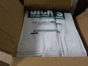 lot 125 image: Case of Plastic T Shopping Bags 12 ...