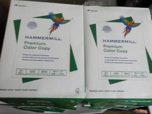 lot 127 image: 2000 Sheets White Hammermill Premiu...