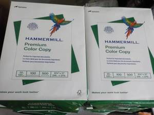 lot 128 image: 2000 Sheets White Hammermill Premiu...