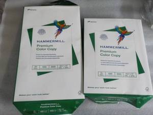 lot 129 image: Hammermill White 500 sheets each  8...