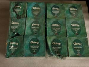 lot 134 image: 12 boxes Kleenex...