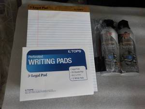 lot 136 image: Legal Writing Pads and Dust Off...