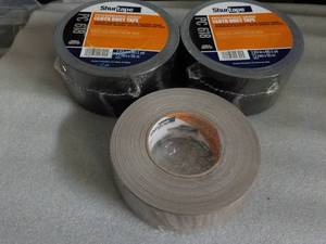 lot 156 image: 3 rolls Shurtape Cloth Duct Tape, 1...
