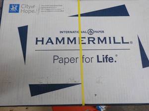 lot 167 image: 5000 sheets Office Depot White 8  1...
