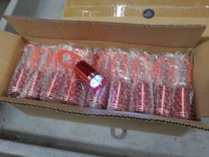 lot 179 image: Case of 50 - 4 LED Red Flashlights...