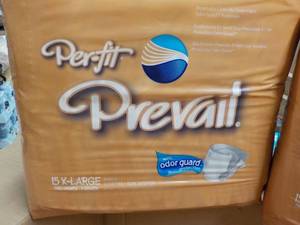 lot 186 image: 4 Pkgs Per Fit Prevail Xlarge...