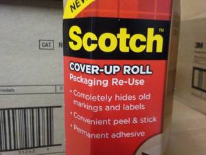 lot 220 image: 2 - 6 ct Boxes Scotch Cover Up Roll...
