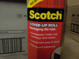 lot 222 image: 2 - 6 ct Boxes Scotch Cover Up Roll...