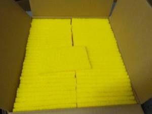 lot 236 image: Case of 60 - 3 x 5 Scrubbing Pads...