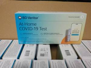 lot 241 image: Case of 30 BD Veritor At Home Covid...