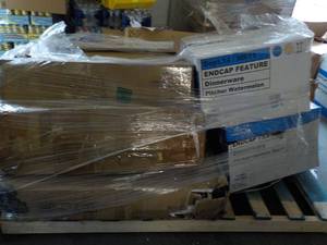 lot 262 image: Pallet Lot Includes Wood File Cabin...