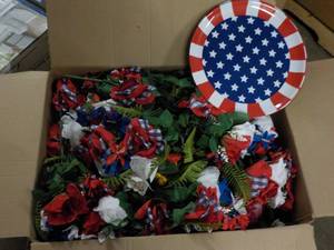 lot 274 image: Red, White and Blue Artificial Flow...